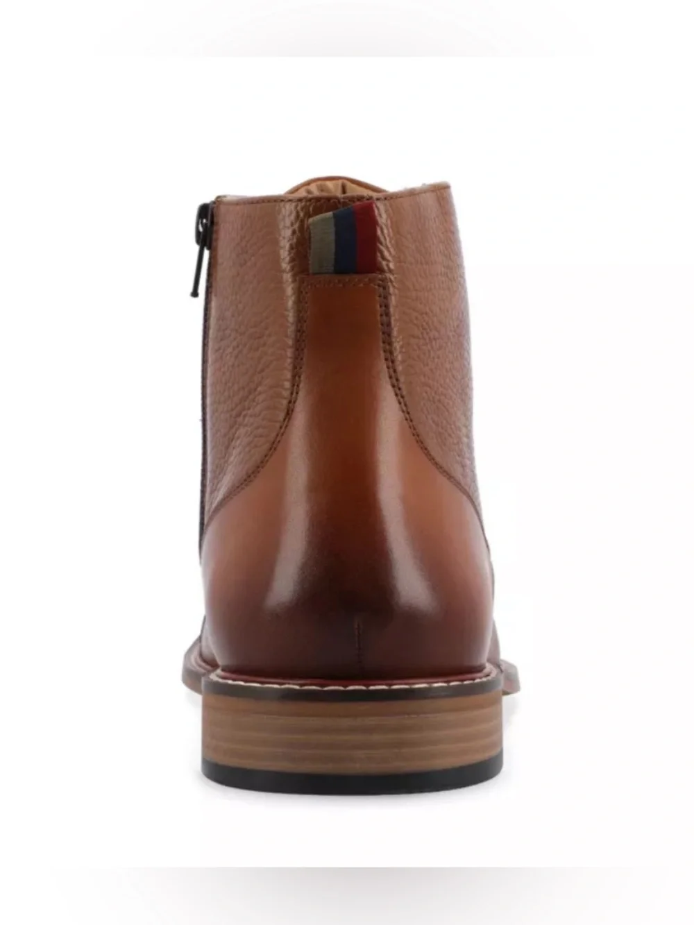 Thomas and Vine Jagger Cap Toe Ankle Boots In Cognac Leather Men’s Size 9M New